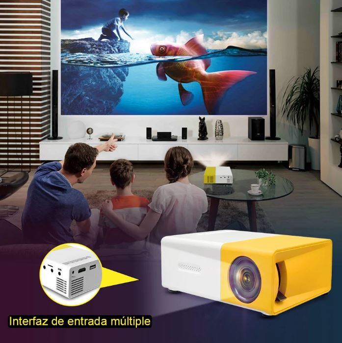 MINI PROYECTOR PORTATIL LED